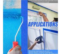 Hand Masker Tape Dispenser - Ergonomic Floor Tape Applicator for Wall & Floor Painting, ABS Construction, 16.5 x 16.5 x 4.2 cm, Blue(1pc)
