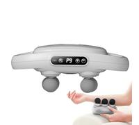 Hand Massagegerät, Hand Massagegerät Mit Handgriff, Massagegerät Mit 6 Köpfen | Kompaktes, Sportmassagegerät Für Sportler, LED-Anzeige, Professionelle 9 Knoten