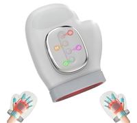 Hand Massager Airbag, Rechargeable Electric Hand Massager with Heat and Compression, Split Finger, 3 Massages, 3 Temperatures, 5 Levels, Auto Timer, for Arthritis and Carpal Tunnel