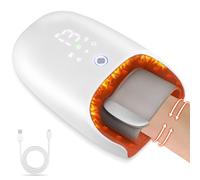 Hand Massager, Cordless Hand Massager with Heat and Compression, Balloon Massage, for Arthritis Carpal Tunnel Finger Numbness Pain Relief, LCD Touch Screen& Timing, Gifts for Women Men