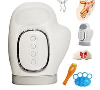 Hand Massager for Arthritis&Stiff,Aching Hands,Hand Massager Airbag with Heat and Compression,3 Modes,4 Temp Settings,5 Levels,Cordless Finger Massagers for Pain Relief Heated Wrist Finger Massage (A)