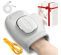 Hand Massager for Pain Relief, Soleida 3 in 1 Hand Massager with Heat and Compression, Rechargeable & Portable, 3 Modes, 5 Gears, Individual Fingers, Relax for Home Office (1PC)