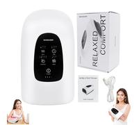 Hand Massager with Heat and Compression, The 3D Kneading and Constant Temperature Hot Compress Hand Massager, 3 Modes 5 Intensities, is a Must-Have for Office Workers Who Sit for Long Periods (White)