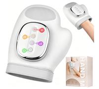 Hand Massagers with Heat & Compression, Hand Massager, Wrist Finger Massage | Cordless Electric Hand Massage AirBag 3 Modes 5 Intensity, Rechargeable Heated Wrist Finger Massage,Gifts for Women Men Older