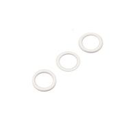 HAND Metal O Shape Lingerie Rings 1.3 cm Diameter, Takes Straps up to 1 cm Width, Pack of Approx 50 (11 g) White Plastic Coating