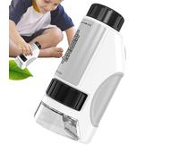 Hand Microscope for Kids Scientific Experiments Kit Stem Y | 60x to 120x Magnification Hands-on Experiments, Outdoor STEM Projects, Education & Exploration D