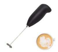 Hand Milk Frother - Stainless Steel Coffee Blancher, Electric Foam Whisk Mixer | Portable Drink Stirrer For Lattes, Cappuccinos, Hot Drinks, Protein Shakes, Co