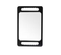 Hand Mirror with Double Handle Handheld Barber Hair and Beauty Salon Hair Cutting Mirror