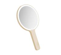 Hand Mirrour with 3 Light Color, Lighted Handheld Mirrour, Light in Weight Portable for Makeup Application, Hair Styling, Shaving Lighted Handheld Mirrour