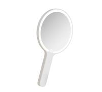 Hand Mirrour with 3 Light Color, Lighted Handheld Mirrour, Light in Weight Portable for Makeup Application, Hair Styling, Shaving Lighted Handheld Mirrour