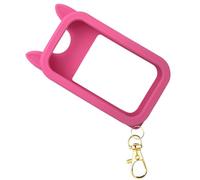 Hand Mist Holder | Cute Ears Silicone Backpack Accessory | Travel Size Holder Case with Keychain - for Women Men Backpack Bag Travel Trip Car Beach Park Workplace School Mall Public