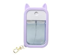 Hand Mist Holder - Cute Ears Silicone Bag Accessory | Travel Size Holder Case with Keychain | for Men Outdoor Travel Trip Car Beach Park Workplace School Mall Public