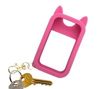Hand Mist Holder | Cute Ears Silicone Bag Decoration | Protective Case with Keychain,for Women Men Outdoor Trip Car Beach Park Workplace School Mall Public
