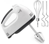 Hand Mixer, 7 Speed Electric Cake Whisk Food Mixer Self-Control/Turbo Boost with 5 Stainless Steel Accessory Food Beater for Cake Bread