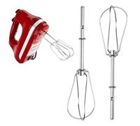 Hand Mixer Attachments - Mini Hand Mixer, Whisk, Rotating Stainless Steel Mixer Stirrer, 2 Pieces Wireless Tools, Compatible with 4KHM5DHWH5 4KHM3WH5 for Baking, Beating Eggs and Cream