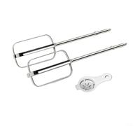 Hand Mixer Beater Replacements for Kenwood HMP30 Stainless Steel Attachments for Handheld Mixer Appliances Mixing Eggs Butter Heavy Cream(C, 1 Set)