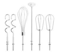 Hand Mixer Beater, Whisk, Dough Hook and Blending Rod for Ninja Foodi Power Mixer System CI100 Series, Hand Mixer Attachment Replacement Accessories CI100, CI101, CC105A, CI105BRN & CI101H, 6 Pcs