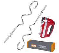 Hand Mixer Dough Hook Stainless Steel Attachments Compatible with Kitchen Aid Hand Mixer