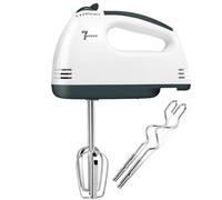 Hand Mixer, Electric Hand Whisk, Electric Hand Mixers for Baking, 7-Speed Small Stainless Steel Handheld Mixer, 2 Mixers and 2 Dough Hooks Electric Hand Mixers for Kitchen Beating Eggs Cakes
