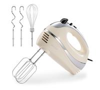 Hand Mixer Electric Whisk - VonShef Cream Food Mixer for Baking, 5 Speeds - 300W