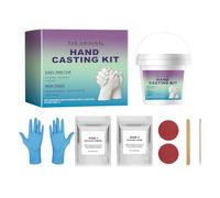 Hand Model Powder D Iy Kit, Luna Bean Hand Casting Kit, Sculpture Craft Set, Fun and Creative Bonding, Easy and Safe to Use, 13.5x13.5x13.5cm, for Couples, Family