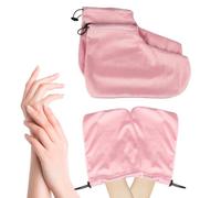 Hand Moisturizer Gloves - Paraffin Bath Mittens, Thermal Repair Sleeve, Moist Lock Gauntlet | Spa Joint, Wellness Grooming Utility for Hands Feet Dryness Relief Nighttime Bathroom Area