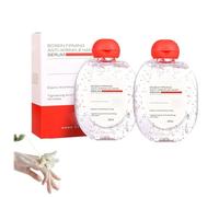 Hand Moisturizing Essence, Travel Size Anti Wrinkle Hand Lotion, 60g Non-sticky Deep Hydration Hand Serum, Lightweight Texture, Suitable for Dry, Aging, Cracked Hands (2PCS)
