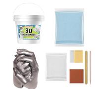 Hand Mold Kit - 3D Hand Casting Kit | Plaster Mold Kits | Couples Edition, Keepsake Making Tools, DIY Craft Supplies, Plaster Powder, Family Activity, Perfect Gift for Couples
