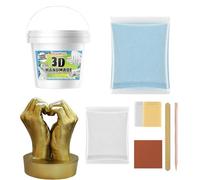 Hand Molding Kit DIY Plaster Mold Set, Souvenir Making Tool Set