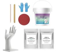 Hand Molding Kit,Romantic Sentimental Craft Supplies - Couples Hand Molds Casting Kit,for Men Women Wife Husband Mom Dad Family Engagement Date Night