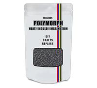 Hand Mouldable Black Polymorph 100g | Thermoplastic | Unlimited Uses - Crafts, DIY Repairs, Modelling, Prototypes