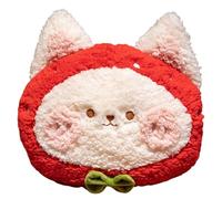 Hand Muff 13x11 Inch Warm & Soft Cute Strawberry Cat Hand Warmer Pouch with Zipper & Hole Winter Accessories for Women Adults and Children Indoor Outdoor Gifts