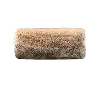 Hand Muffs Faux Fur Muff for Warming Hand in Winter (Khaki), 13.8-inch *7.9 (35cm * 20cm)