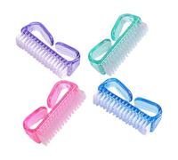 Hand Nail Brushes - 3.15x1.6x1 Inches Fingernail Brush With Handle, Ergonomic Grip Design, Gentle Stiff Bristles Portable Personal Hygiene Tool | For Children Adults Keep Nails Clean Tidy