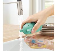 Hand Nail Brushes - 4pcs Bear Finger Nail Brush With Soft Bristles, Easy To Grip | Cute animal-themed Fingernails Scrubber For Deep Cleaning | Perfect Cleaning Brush For Kids, child, Boys, Girls