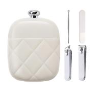 Hand Nail Clippers Set | 4-in-1 Stainless Steel Toiletry Tool - Angled Nail Clippers | For Men Elderly Workplace Travel Home Manicure