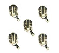 HAND® No 3 Zip Head Slider Without Pull Light Gold Tone - Set of 5