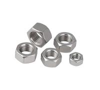 Hand Nut 1-100Pcs Compliant Hex Nuts | UNC/UNF/BSW Thread (0#-80~12#-24, 1/4-20~3/4-10) | 304 Stainless Steel(1I2-20 UNF (3Pcs))
