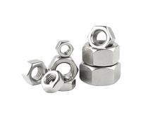 Hand Nut 1-100Pcs M1 M1.2 M1.4 M1.6 M2 M2.5 M3.5 M4 M5 M6 M8 M10 M12 M16 M20 M24 304 Stainless Steel Hex Hex Nut Screw Bolt(M6 (25pcs))