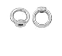Hand Nut 1Pcs 304 Stainless Steel Lifting Nuts M3 -M24 Magnetic Hooks Heavy Duty Rare Earth Neodymium Magnet Hooks(M20-1pcs)