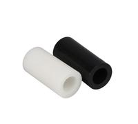 Hand Nut 20-50Pcs White/Black ABS Plastic Plastic Non-Threaded Spacer Round Hollow Standoff Washer PCB Board Screw Bolt ID8x OD14, ID10x OD16, ID12x OD18(White,5mm(50pcs),ID12x OD18)