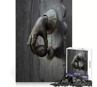Hand of Fate Door Knocker 1000 Pieces Jigsaw Puzzles for Adults Strong Logic Sharp Color Fun Challenge (38x52cm)