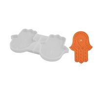 Hand of Fatima Elastomer Cast for Artisanal Handicrafts Jewelry Soap Waxlights Recyclable Flexible Detailed Texture Flexible Silicone for Handicrafts