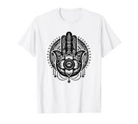 Hand of Hamsa Value Graphic T-Shirt, Men, White, XL