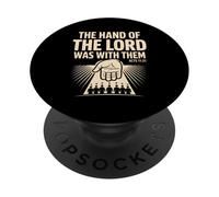 Hand of the Lord Acts 11:21 - Powerful Christian Faith PopSockets Adhesive PopGrip
