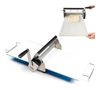 Hand-Operated Dough Sheeter, 300g/600g Capacity, Adjustable Thickness, Foldable Design for Pizza, Pasta & Danish Pastry - 400Model