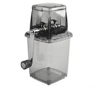 Hand Operated Ice Crusher for Smoothies and Fishing Bait Efficient Crushing Mechanism for Various Uses