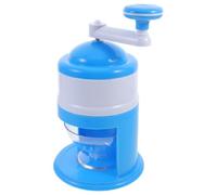 Hand Operated Ice Crusher Manual Slushie Maker Pp Blue for Home