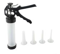 Hand Operated Meat Sausage Maker with Four Nozzle Options for DIY Sausage Making and Kitchen Use, Compact and Easy to Clean