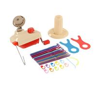 Hand Operated Multifunctional Yarn Winder Low Noise Portable Household Large Yarn Ball Winder with Metal Handle Suit Crocheting Knitting Sewing